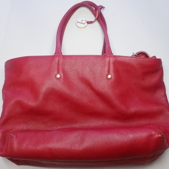 Furla | Red Leather Medium Sized Bag - Picture 11 of 13